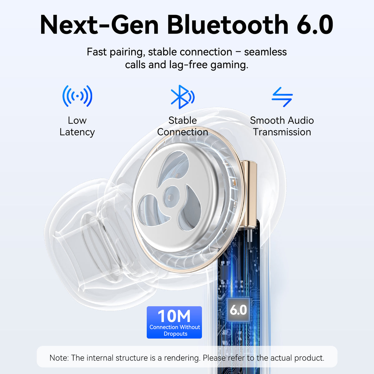 Vention NBVB0-Plus Earphones BT TWS InEar ECHO LITE E11 Plus Black