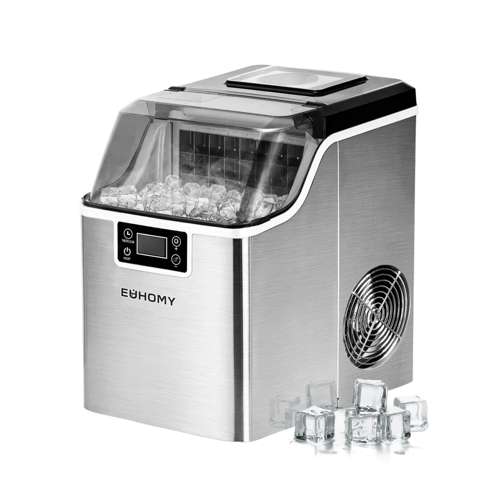 Euhomy IM004-NBL Ice Maker 20.4 kg Silver