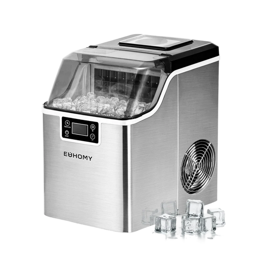 Euhomy IM004-NBL Ice Maker 20.4 kg Silver