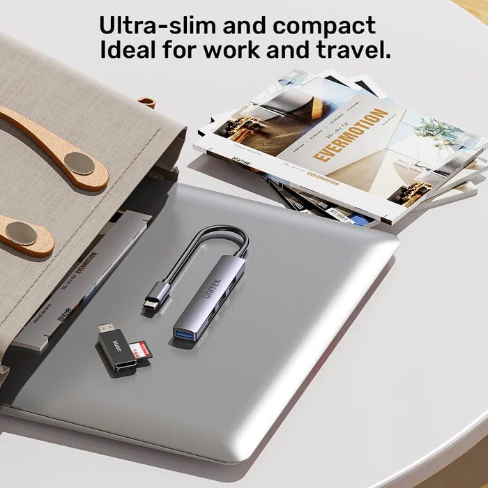 Unitek H1208B USB-C Hub 4port 3xUSB2.0 1xUSB3.0