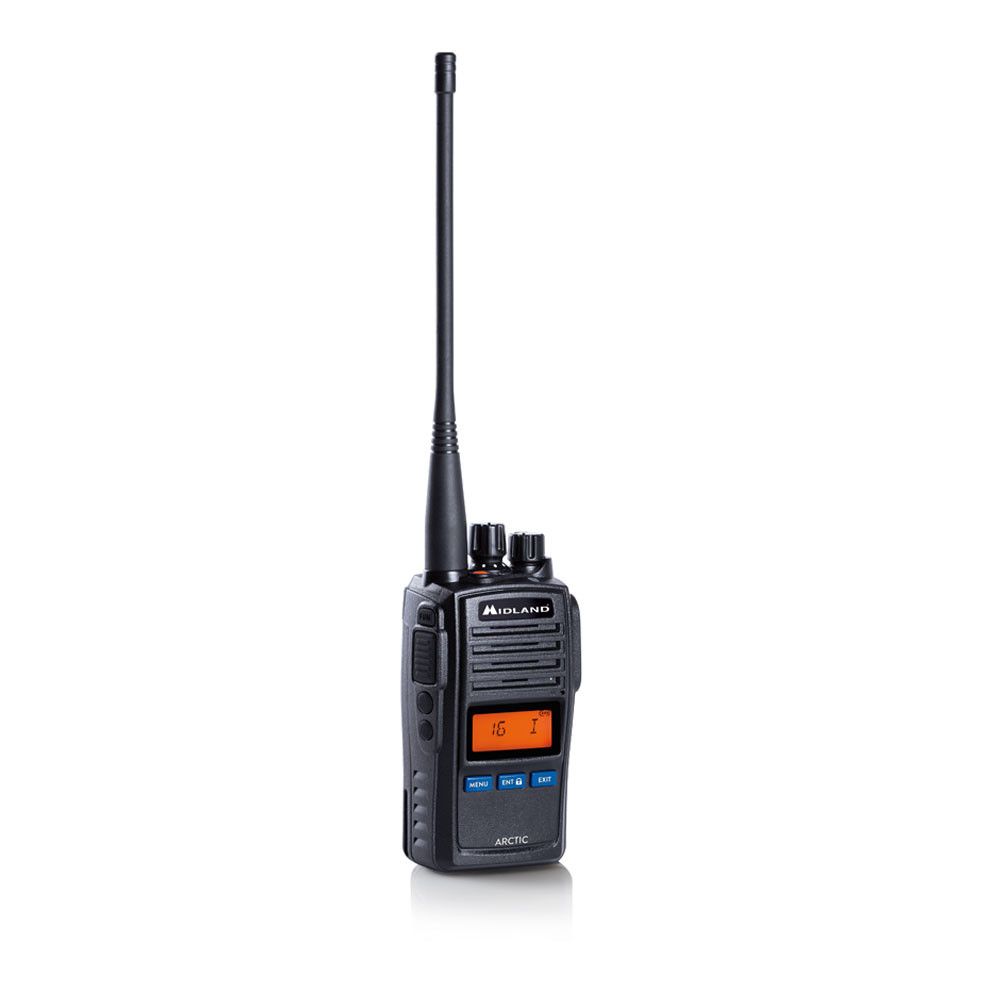 Midland ARCTIC Portable Marine IP67 VHF Radio (single)