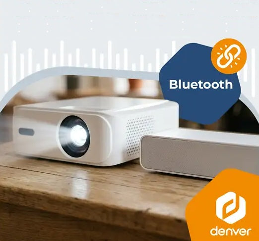 Denver PR-4300 Projector 2K Resolution 400 ANSI USB & BT