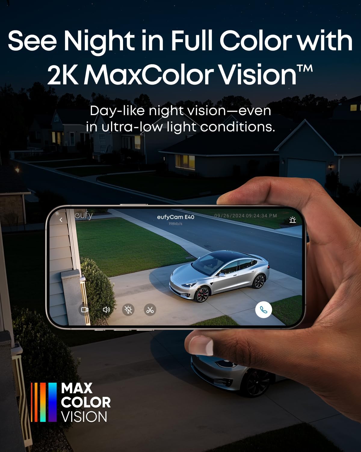 Anker Eufy Security Camera Kit E40 1 x 2K Bullet + Solar Addon