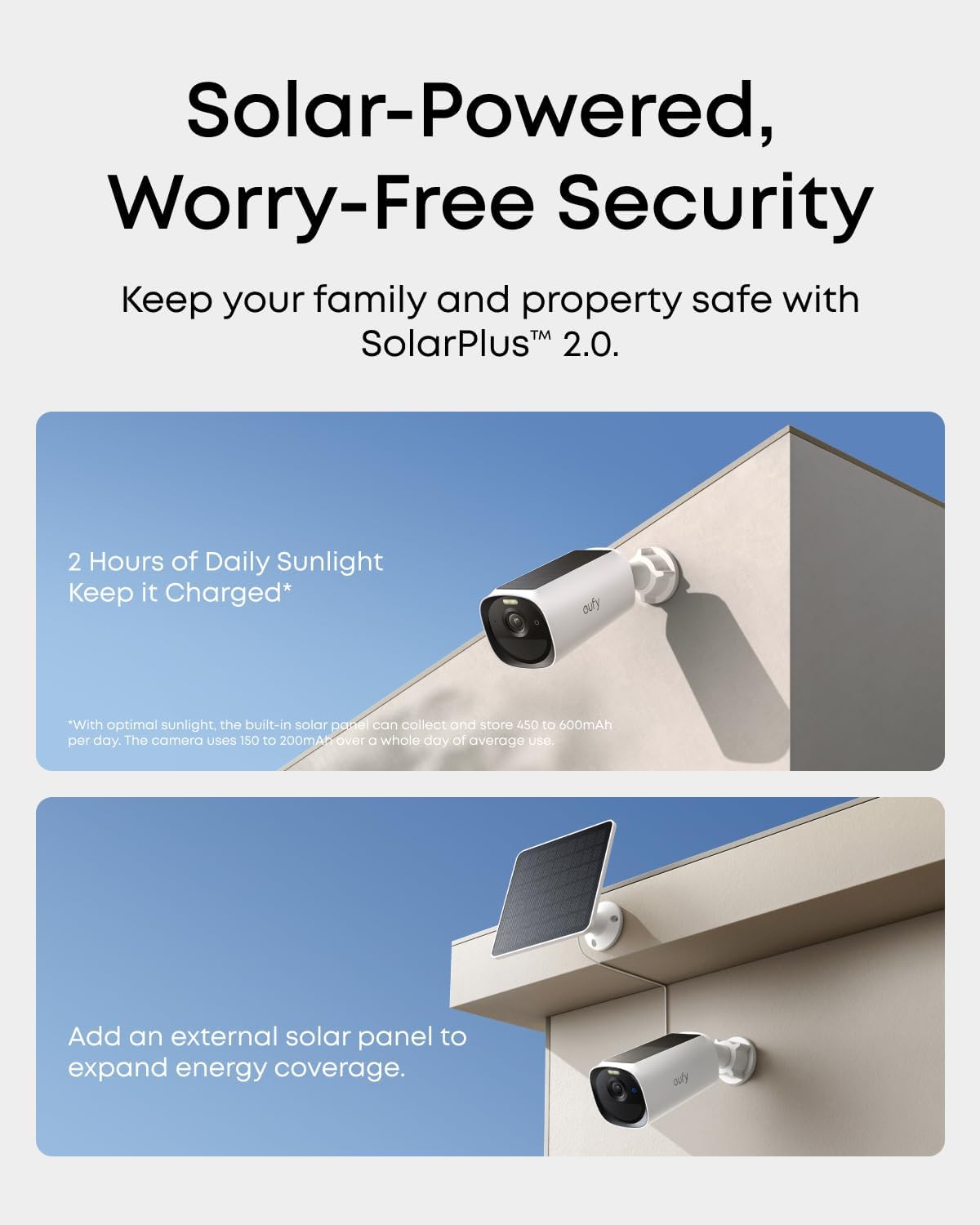Anker Eufy Security Camera Kit E40 1 x 2K Bullet + Solar Addon