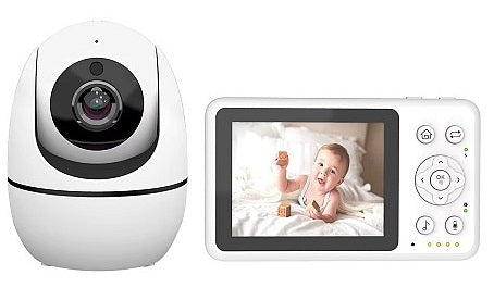 Bonoch BBM12 Portable Baby Monitor 3.2'' and PT Camera with Audio