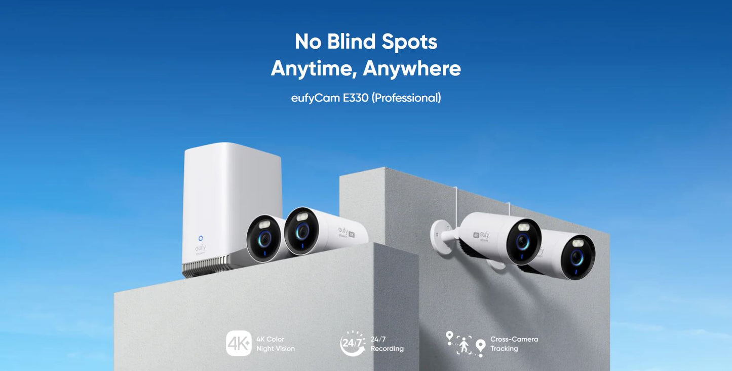 Anker Eufy Security Camera Kit E330 4+1 Home Base