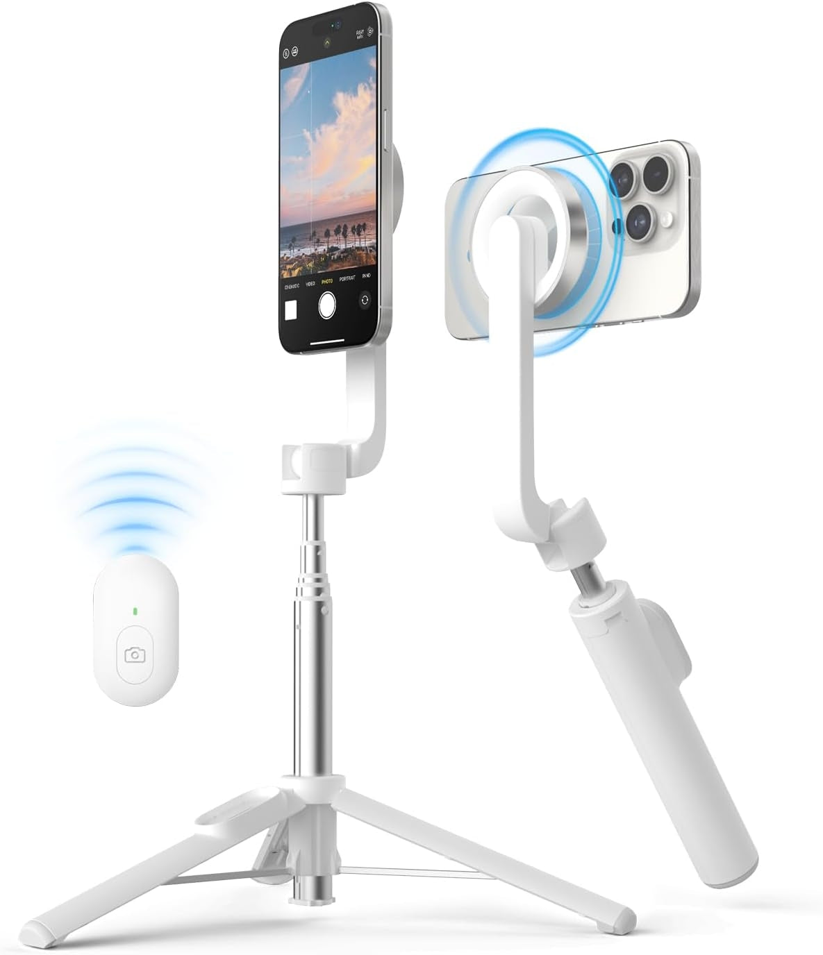 Baseus TechShot Series Aluminium Selfie Stick Extendable up to 61cm White