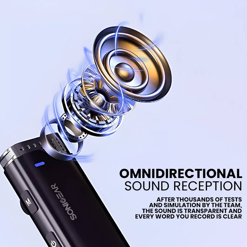 SonicGear WLM3000 DUO Wireless 2x Lavalier ClipOn Microphones