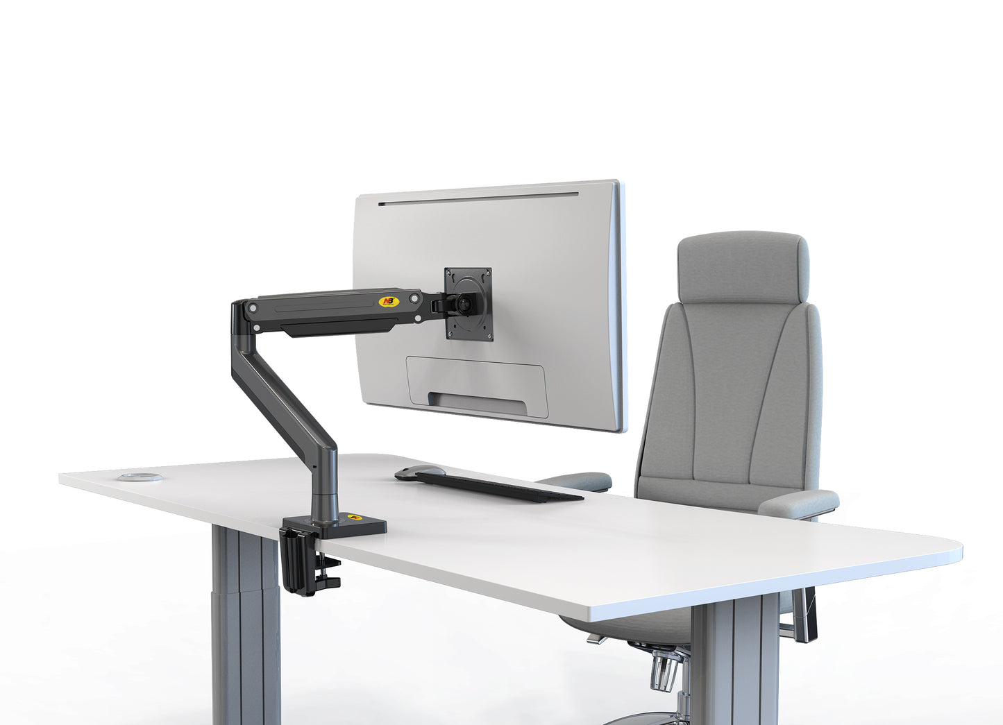 NBMounts G45 Extra Long Arm Desk Monitor Mount (replaces G70)