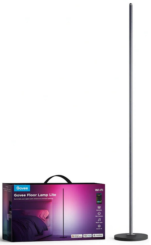 Govee Floor Lamp Lite Smart RGBICW Corner Lamp Supports Matter