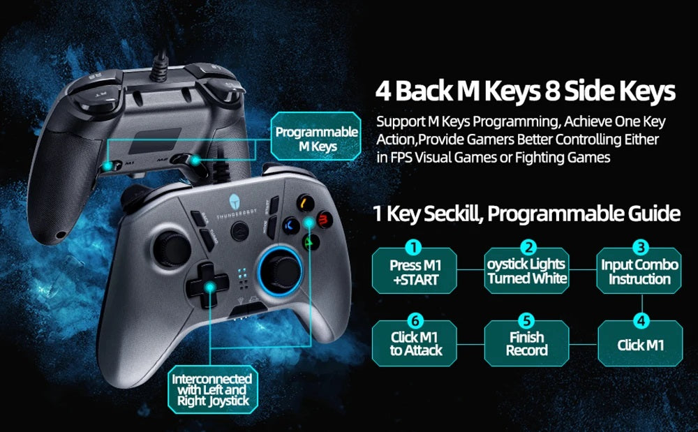 Thunderobot G30 PC Gamepad With Vibration