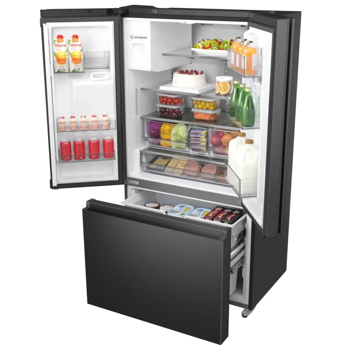 HISENSE RF793N4SAFE French Door Refrigerator 612L Black