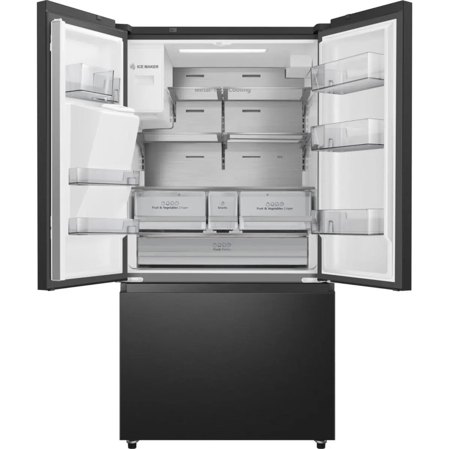 HISENSE RF793N4SAFE French Door Refrigerator 612L Black