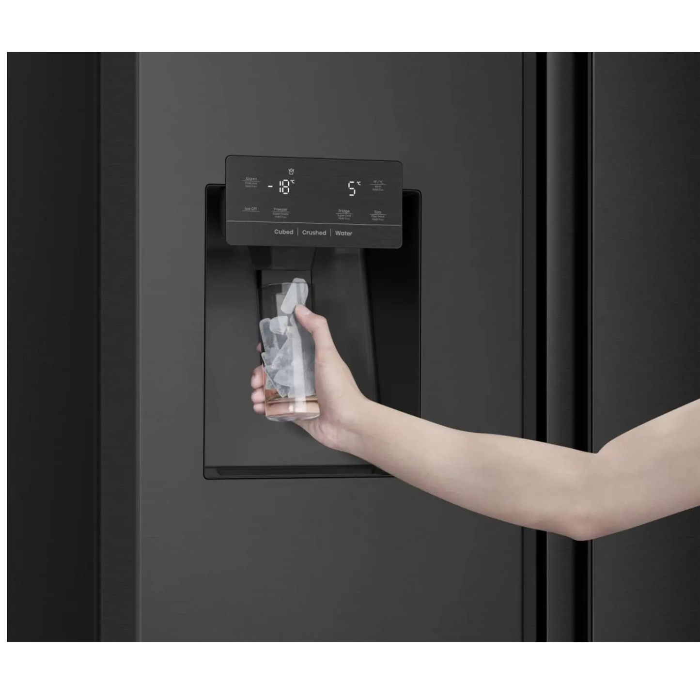 HISENSE RF793N4SAFE French Door Refrigerator 612L Black
