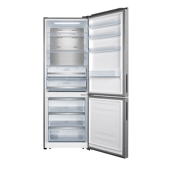 HISENSE RB645N4BIE Refrigerator with Bottom Freezer, Inox