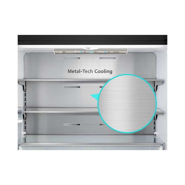 HISENSE RB645N4BIE Refrigerator with Bottom Freezer, Inox