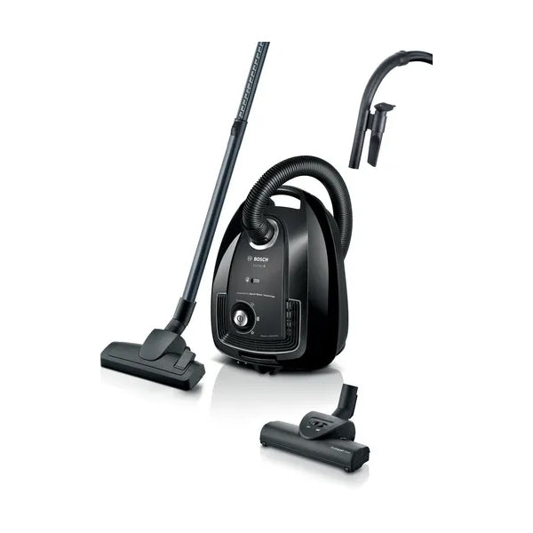 BOSCH BGB38BA3T Series 4 Vacuum Cleener with Bag, Black