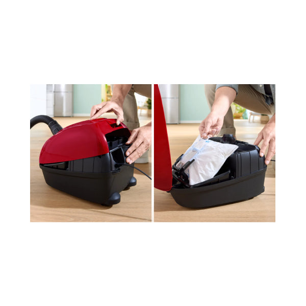 BOSCH BGB38RD2 Series 4 Vacuum Cleaner with Bag, Red