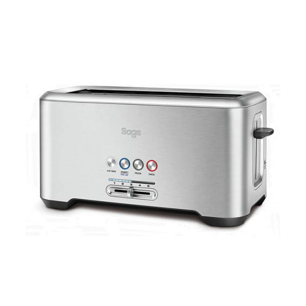 Sage BTA730UK the Bit More 4 Slice Long Slot Toaster - Silver