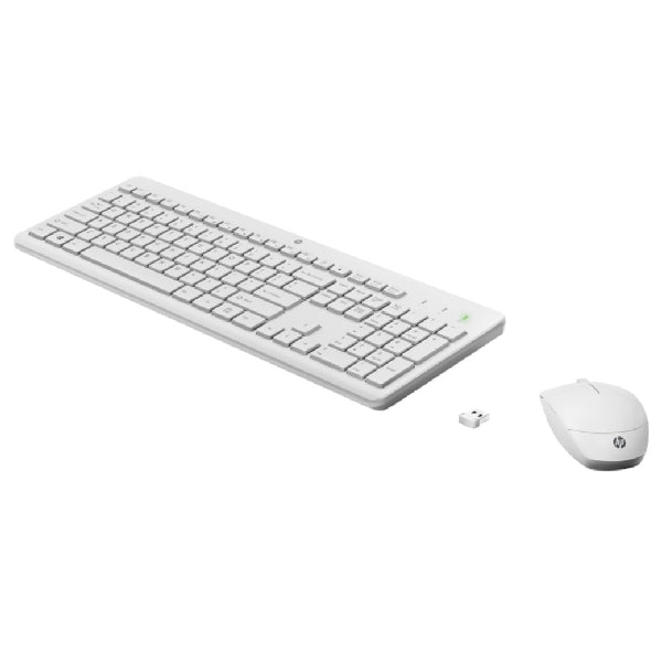 HP 3L1F0AA KEYBOARD AND MOUSE 230 WIRELESS WHITE