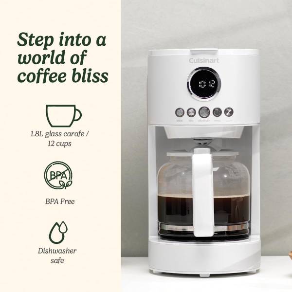 CUISINART DCC780WU Filter Coffee Maker, White