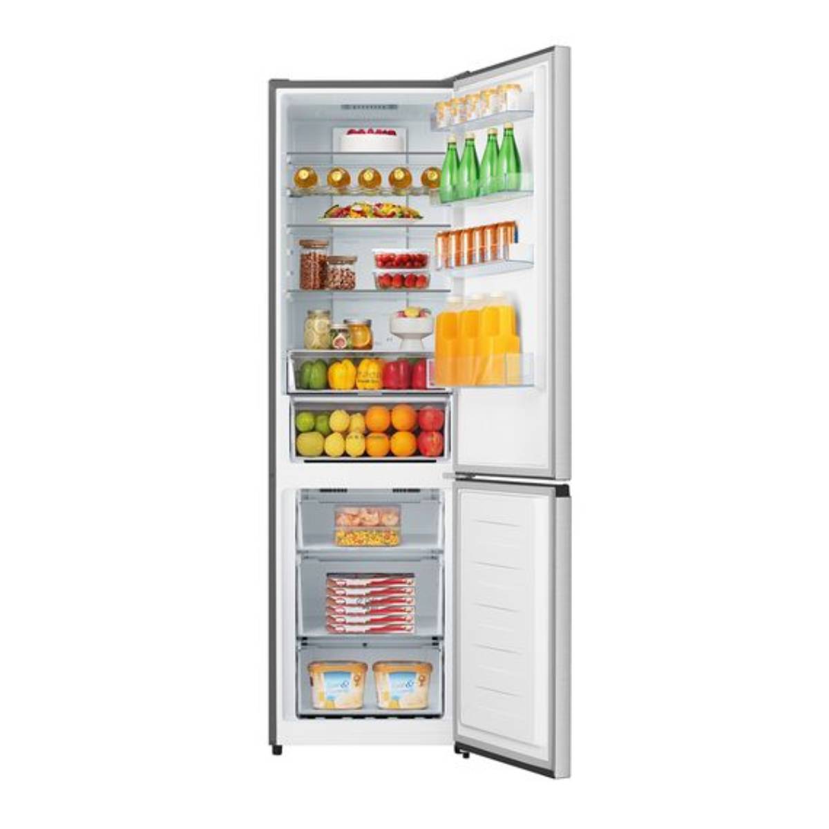 Hisense RB440N4BCE Total No Frost 336Lt Fridge-Freezer Inox