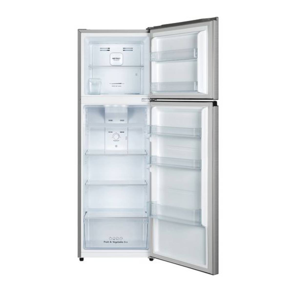 HISENSE RT327N4ACE Refrigerator with Upper Freezer, Inox