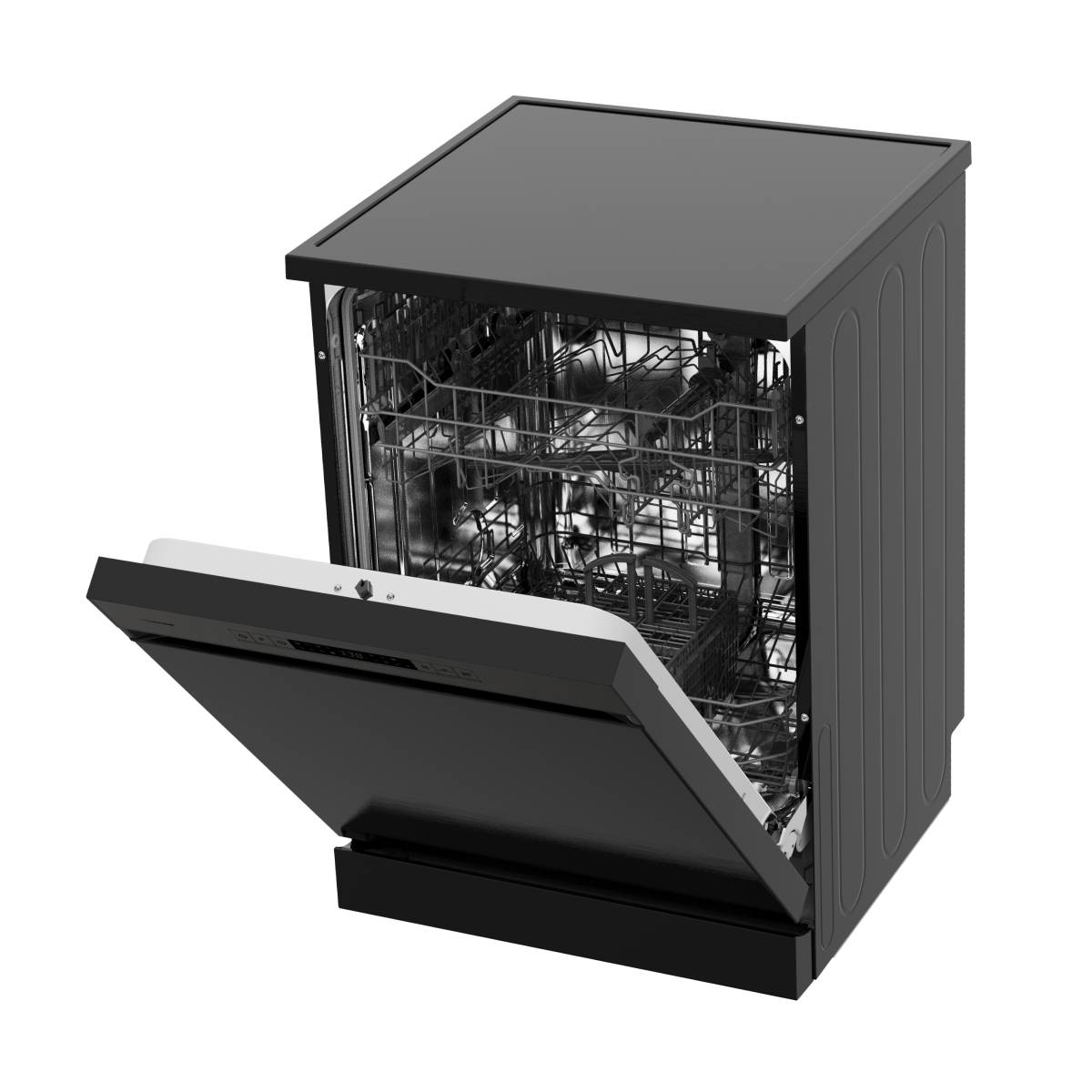 HISENSE HS622E90B Dishwasher Inox/Black