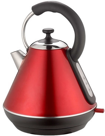 Parma YK-868 Electric Kettle 1.8L 1800W Stainless Steel Red