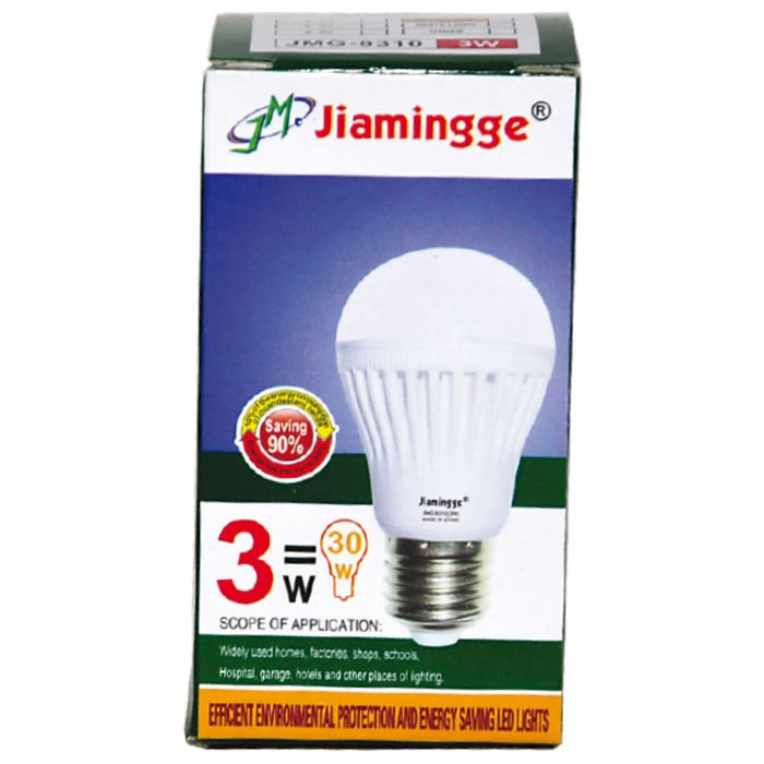 JIAMINGGE LAMPA LED B22/E27 3W=30W