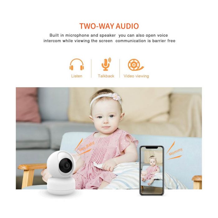 Tuya/Smart Life Wifi Smart Camera 2MP, SD Card
