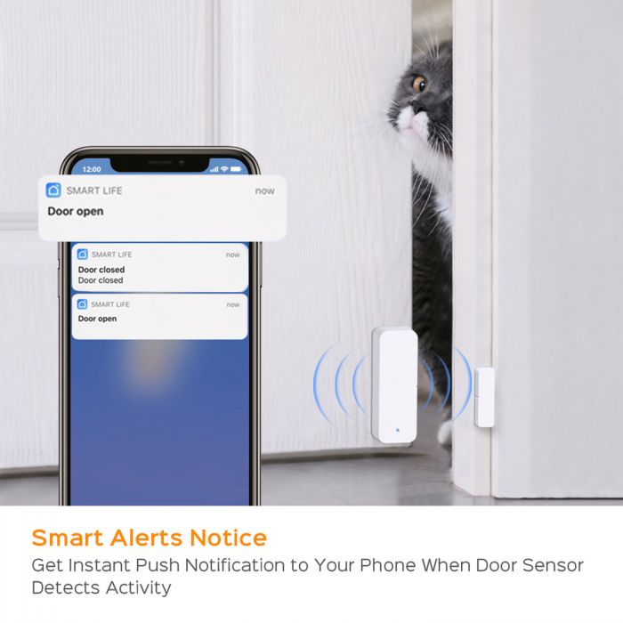 Tuya Smart WiFi Door Sensor Door Open/Closed Detectors