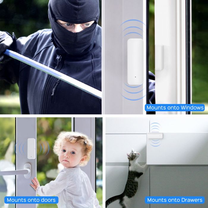 Tuya Smart WiFi Door Sensor Door Open/Closed Detectors