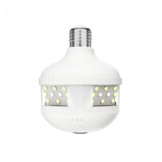 V380MAX 3MP WiFi Bulb Camera with Motion Detection 360° Night-Vision | E27 Socket