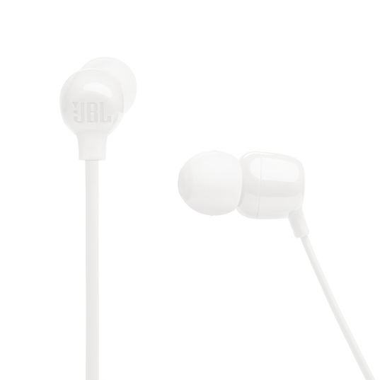 JBL Tune 135BT Wireless EarBuds 3-button Mic/Remote White