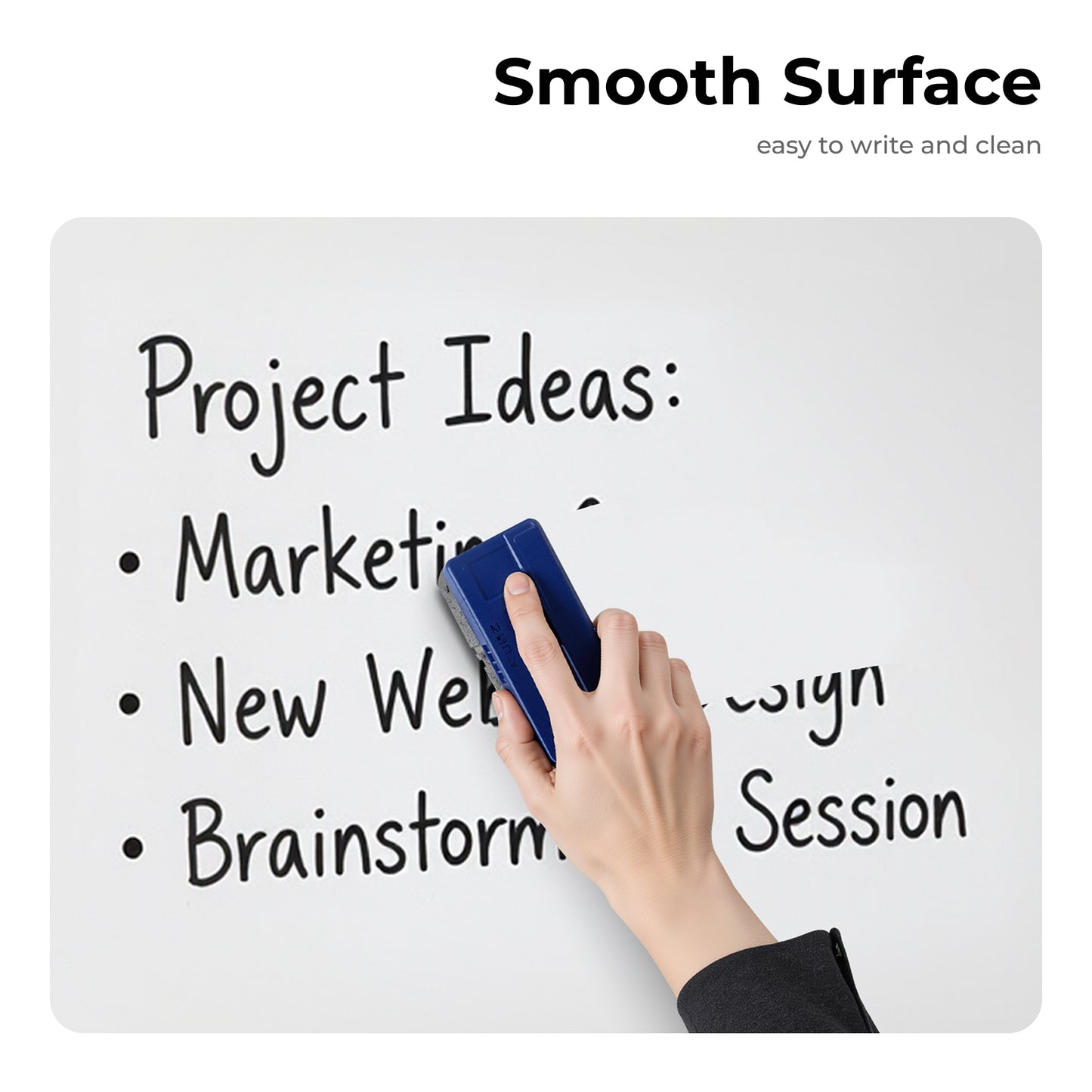 Lumivida WB02-1 Whiteboard Magnetic Dry-Erase Wall-Mounted Large