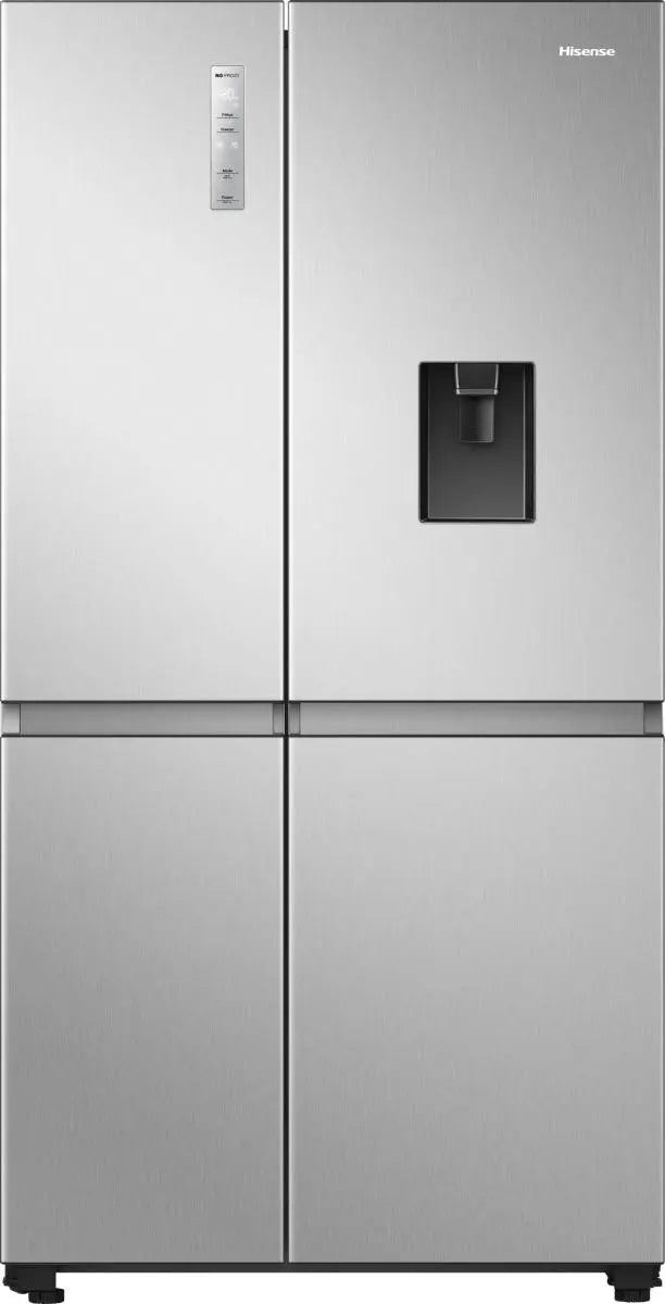 HISENSE RS840N4WCE Freestanding Side by Side refrigerator Grey 649 L