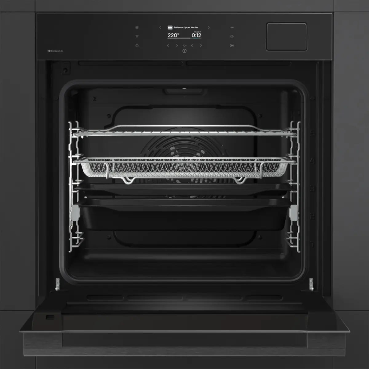 HISENSE BAS6AH8BUKWF Hi8 Built-in Combi Oven with Steam Wifi Black