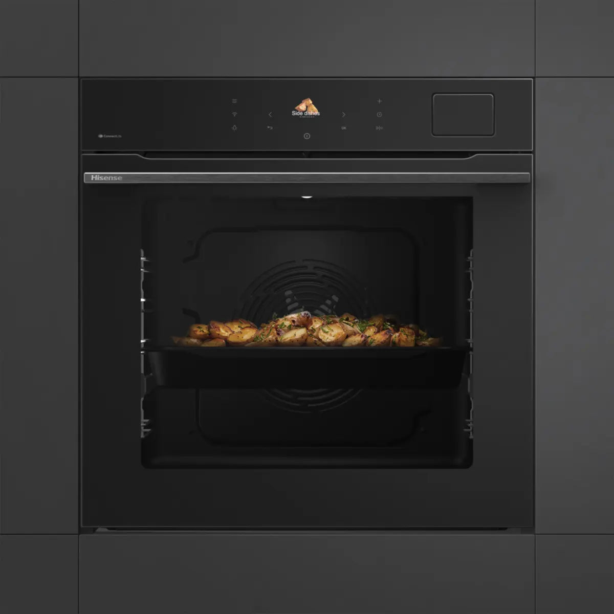 HISENSE BAS6AH8BUKWF Hi8 Built-in Combi Oven with Steam Wifi Black