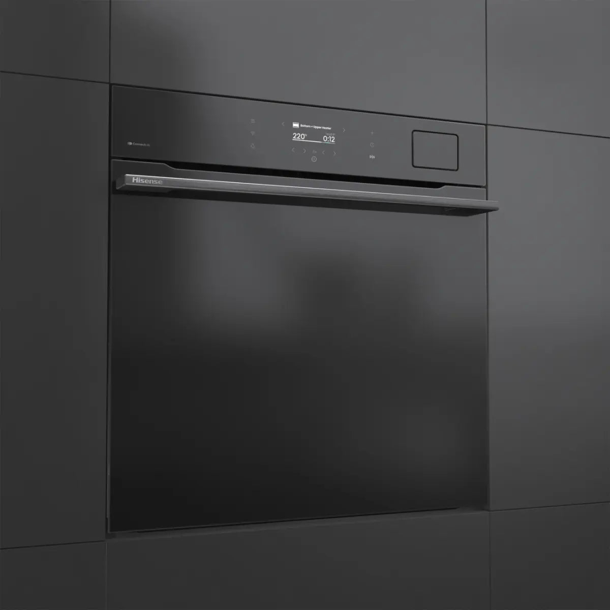 HISENSE BAS6AH8BUKWF Hi8 Built-in Combi Oven with Steam Wifi Black
