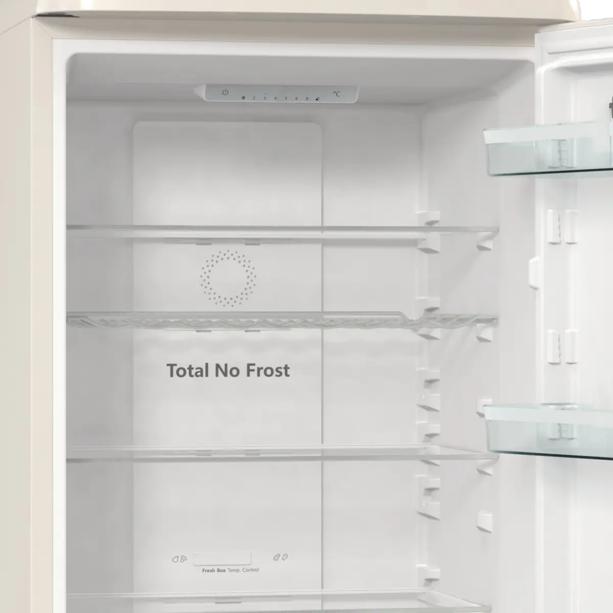 HISENSE RB390N4RYD Freestanding fridge/freezer Beige 300 L