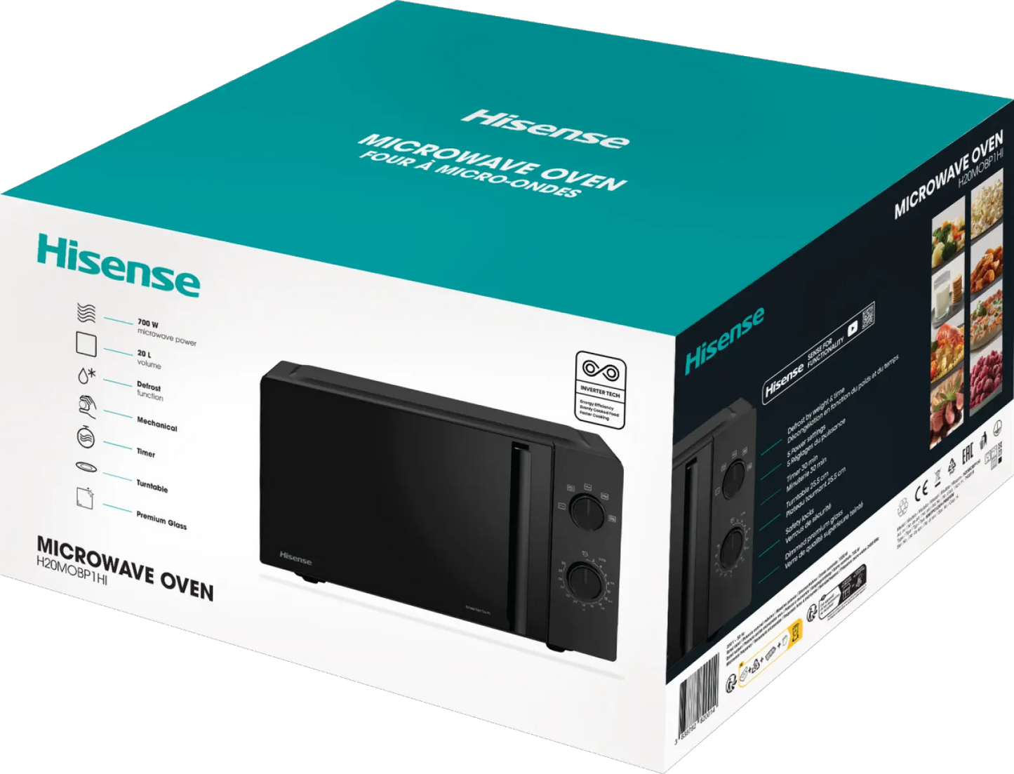 HISENSE H20MOBP1HI Microwave 20 l 700 W Inverter Button
