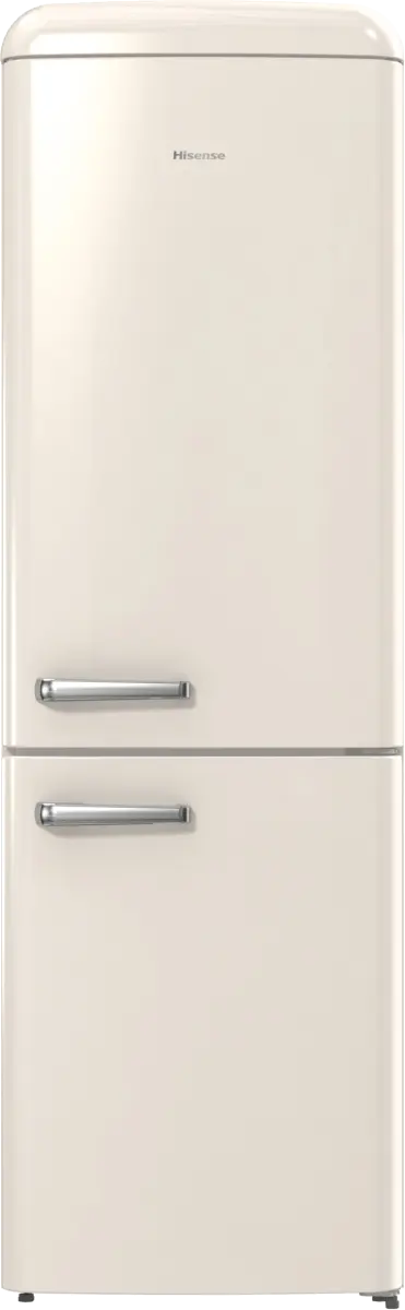 HISENSE RB390N4RYD Freestanding fridge/freezer Beige 300 L
