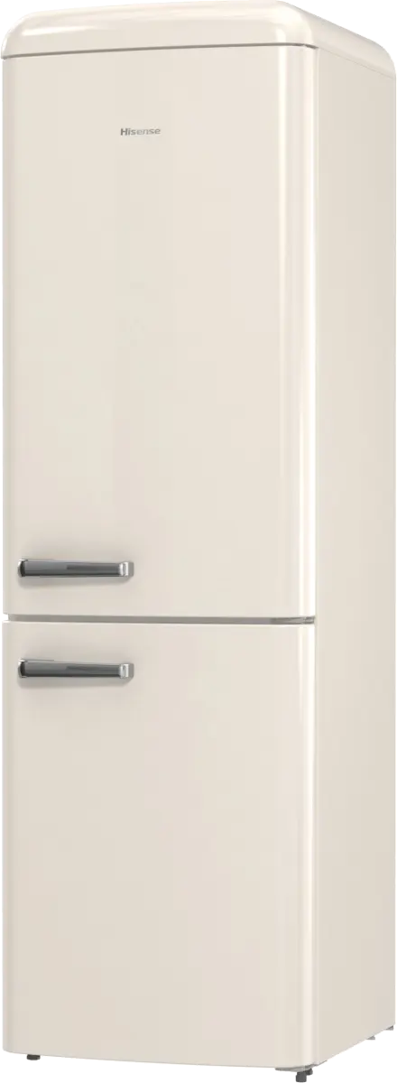 HISENSE RB390N4RYD Freestanding fridge/freezer Beige 300 L