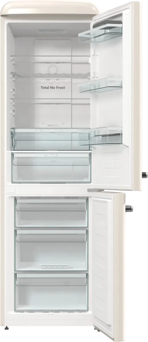 HISENSE RB390N4RYD Freestanding fridge/freezer Beige 300 L