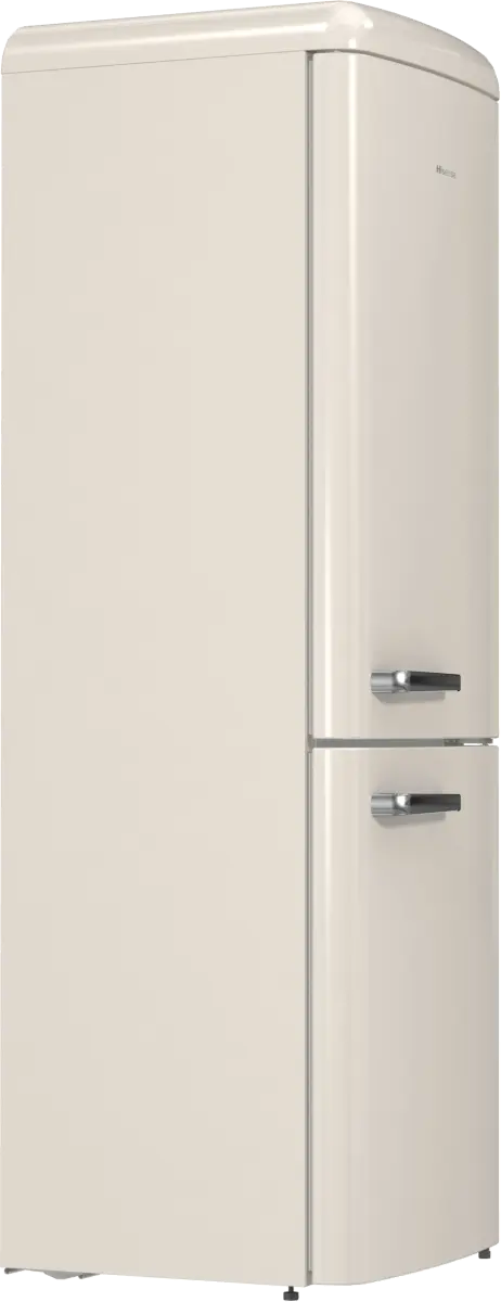 HISENSE RB390N4RYD Freestanding fridge/freezer Beige 300 L