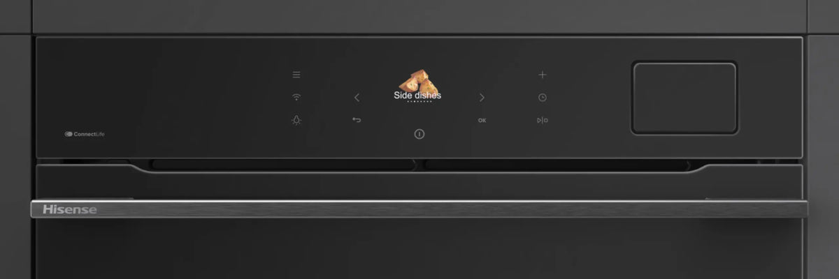 HISENSE BAS6AH8BUKWF Hi8 Built-in Combi Oven with Steam Wifi Black