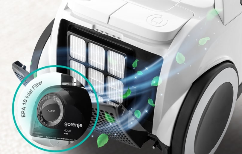 Gorenje Cleaning Vacuum Bagless 800W 2.2L VCE01G2AW