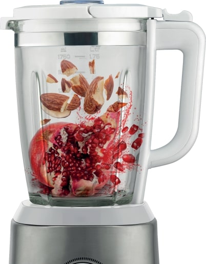 Gorenje B1400BE Kitchen Blender 1400W 1.75L Glass Jug 32000 RPM 4 Programs White/Inox