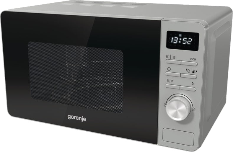 Gorenje Kitchen Microwave Oven 800W + Grill 1000W 23L 11 Programs Digital Screen MO23A4X Inox